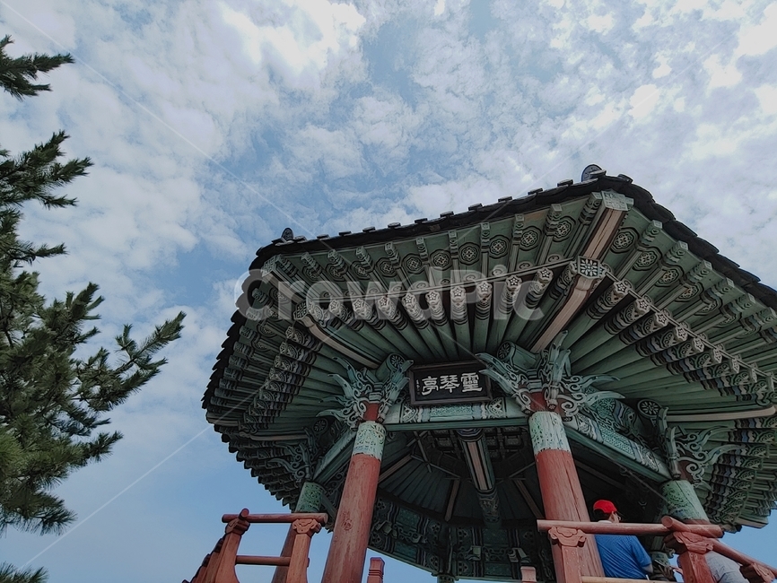 영금정,하늘,전통,옛날,traditional,건물,건축물,한국전통,한국문화,korean traditional,korean culture,건축물,건물외관,exterior,building,structure,architecture,construction