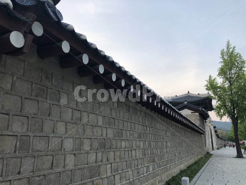 궁,성벽,돌담,풍경,높은벽