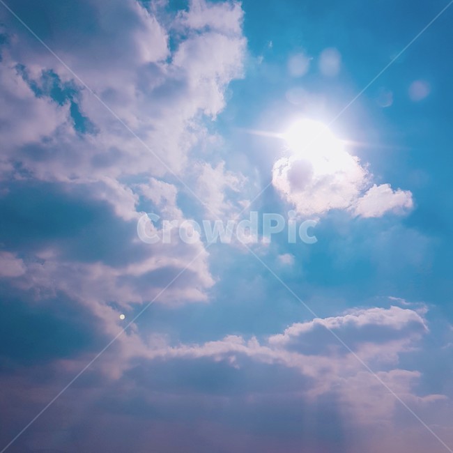 하늘,구름,태양,풍경,푸른하늘,태양광,자연,풍경,nature,landscape,outdoors,옥외,azure sky,푸른 하늘,sky