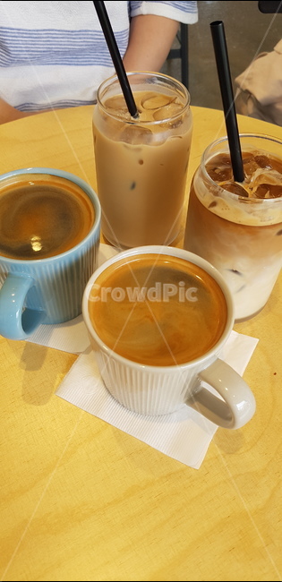 커피,모임,아이스,얼음,카페