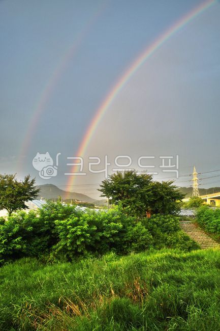 하늘,무지개,광학현상,쌍무지개,학의천,rainbow,의왕시,자연,파노라마,하천