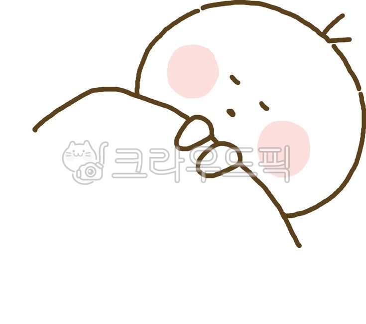 캐릭터,이모티콘,표정,제스처,잠,휴식,숙면