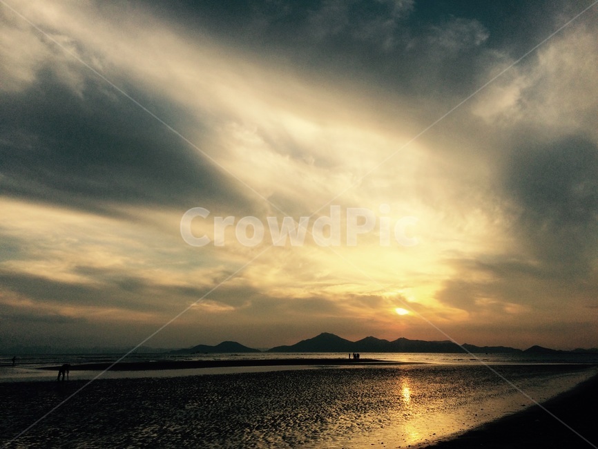 하늘,나무,석양,일몰,구름,sky,tree,sunset,cloud