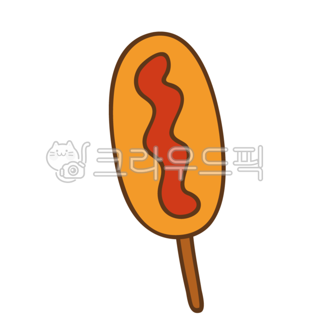 food,캐릭터,유치원,어린이집,음식일러스트,음식캐릭터,패스트푸드,핫도그,길거리음식