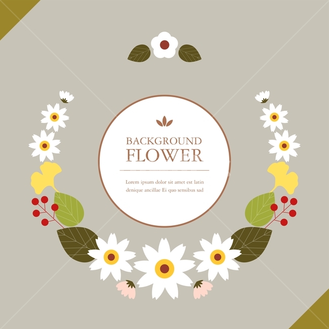 꽃,잎,열매,줄기,리본,가을,템플릿,배경,백그라운드,꽃,flower,그래픽,일러스트레이션,graphic,illustration