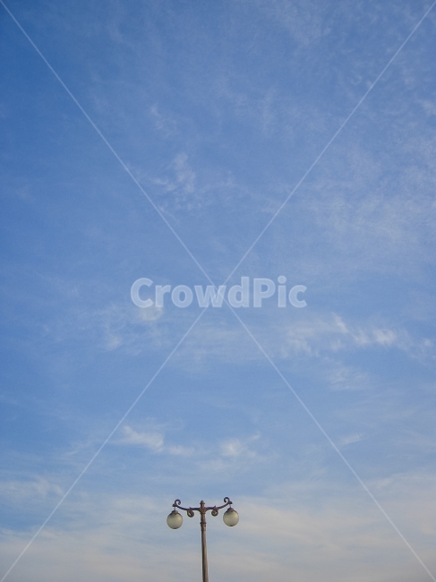 하늘,구름,가로등,푸르름,blueish,bluesky,자연,풍경,nature,landscape,outdoors,옥외