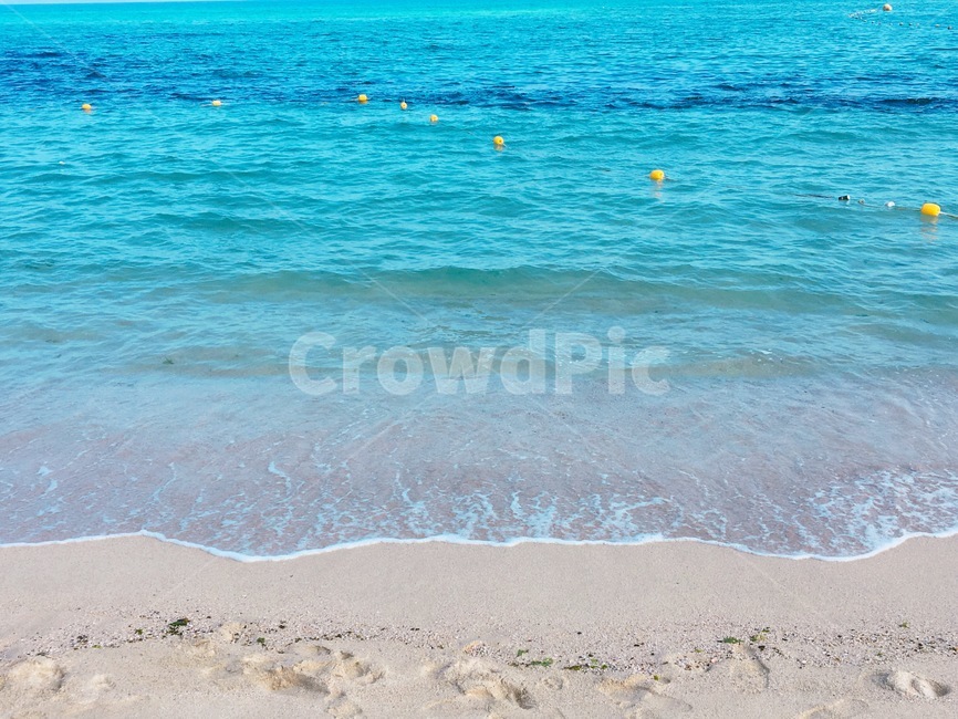 제주도,해변,협재해수욕장,파도,푸른빛,에메랄드색