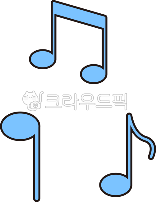음표, 악보, 음악, 음, 그림, 사진,이미지,일러스트,캘리그라피 - 코코에작가