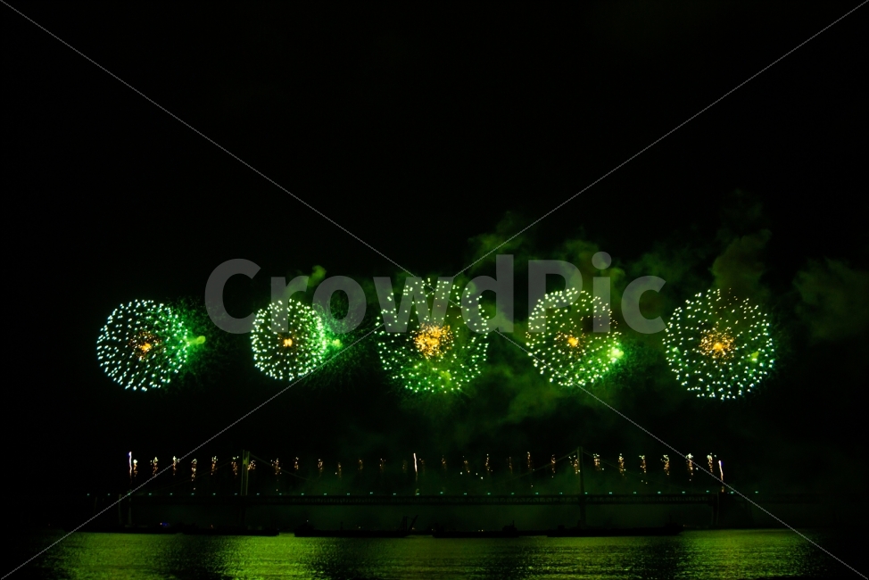 night view,Gwangalli,13th Fireworks Festival,Fireworks festival,sight