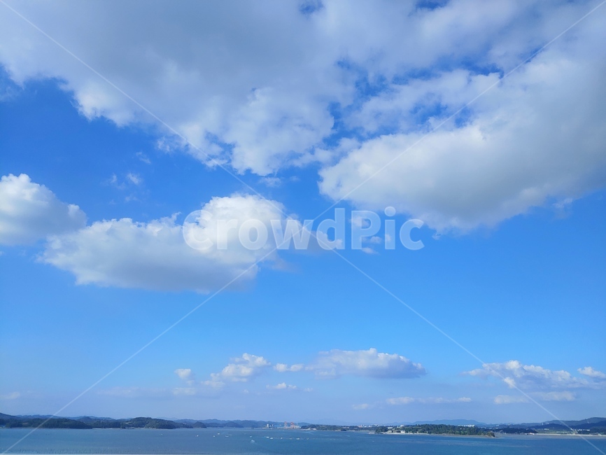 푸른하늘,하늘,바다,남해,자연,nature,sky,azuresky,weather,맑음,구름