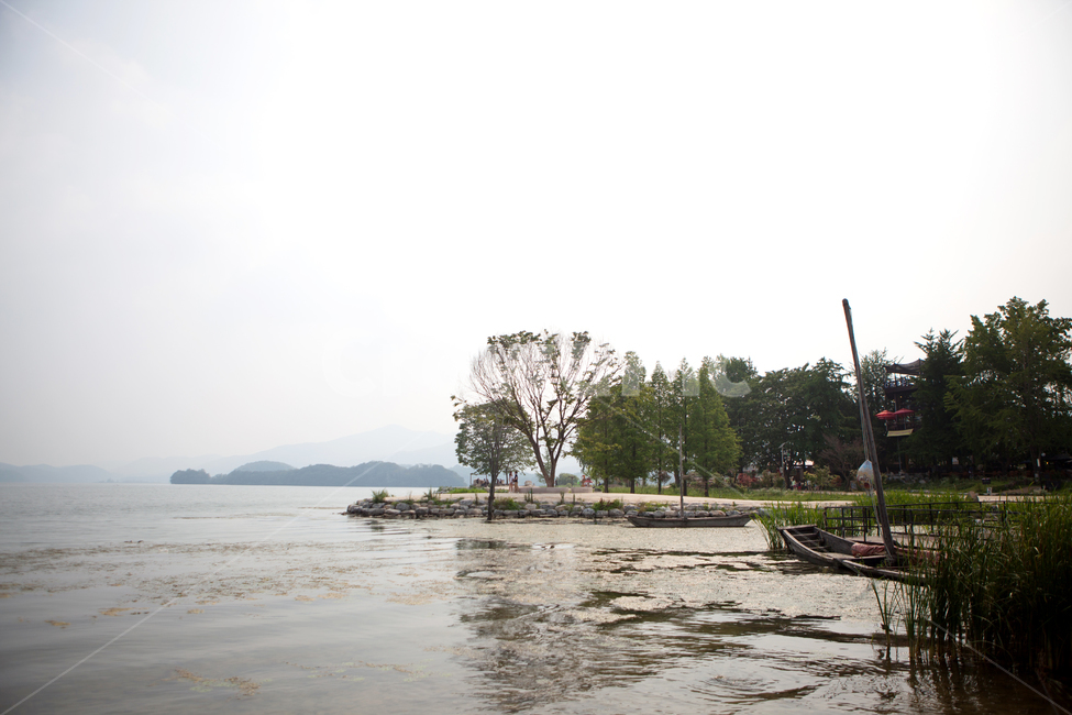 nature,outdoors,양평,두물머리,나무,풀,강,자연,봄,여름,배,나루터