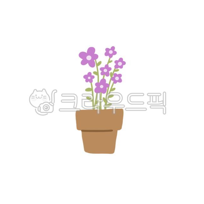 화분,화분일러스트,꽃화분,꽃,꽃일러스트,꽃화분일러스트,봄,식물,식물일러스트,보라색꽃,보라,일러스트,다꾸,다이어리꾸미기,패턴,그래픽,일러스트레이션,graphic,illustration