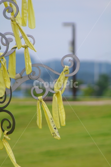 임진각,임진각평화누리공원,파주,한국,노란리본,소원,소원빌기