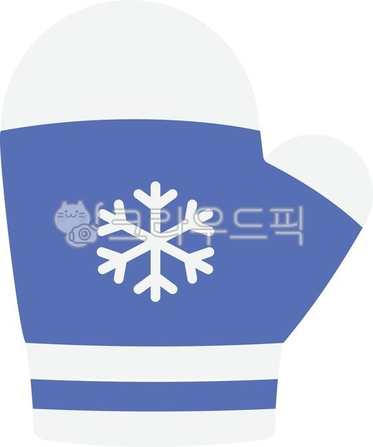 장갑,벙어리장갑,겨울,파랑,픽토그램,드로잉,단순,플랫,디자인,눈꽃