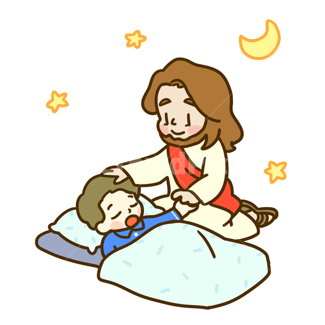 예수님,일러스트,기독교,교회,jesus,이미지,캐릭터,그림,수면,밤,별,아이,잠,sleep,night,종교,신앙,religion,belief,faith,그래픽,일러스트레이션,graphic,illustration