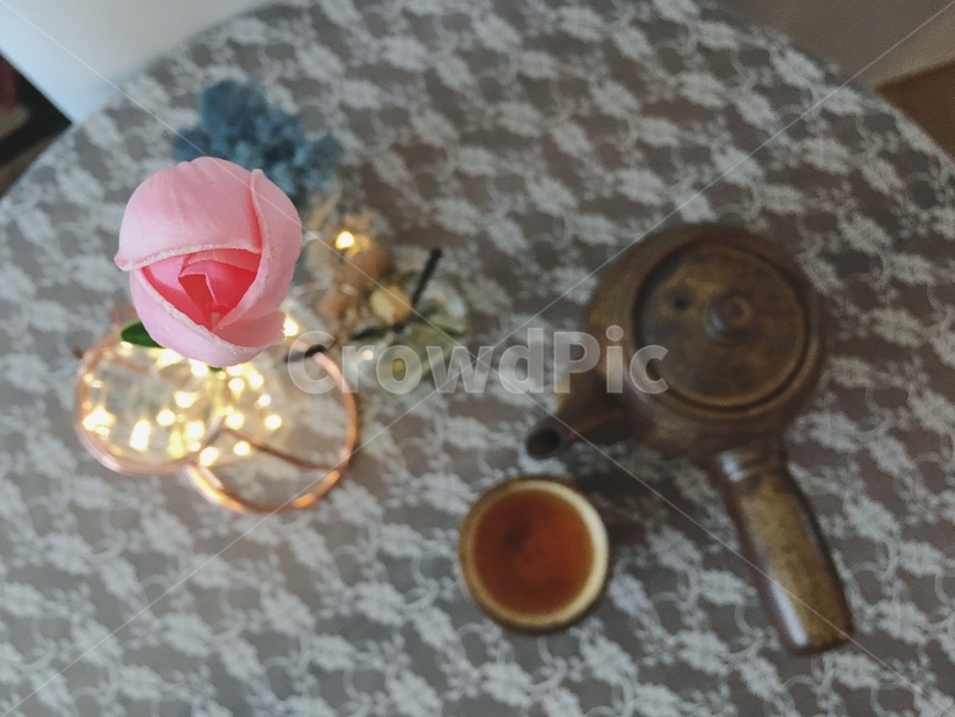 티팟,장미,teapot,감성,항공샷,감성사진,배경,tea,티,차,rose,장미한송이,분홍장미,홈카페,homecafe,teaceremony,다도