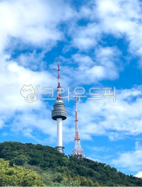 남산타워,남산,서울,풍경,경치,맑은하늘,랜드마크,배경,백그라운드
