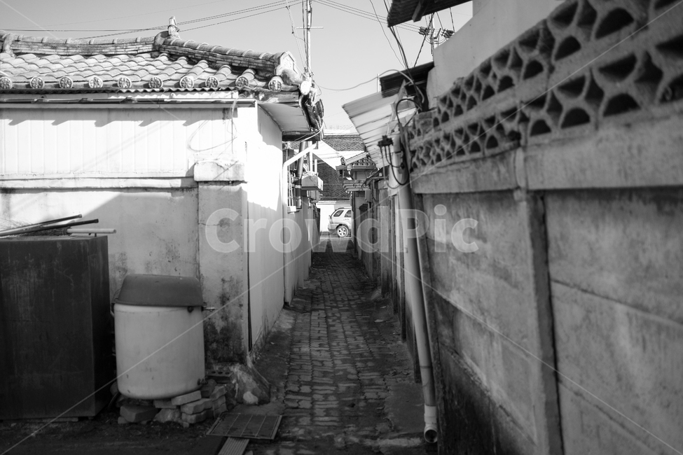 원주골목,골목,단계동골목,골목길,마을,골목길,alley,흑백,모노톤,monochrome,black and white