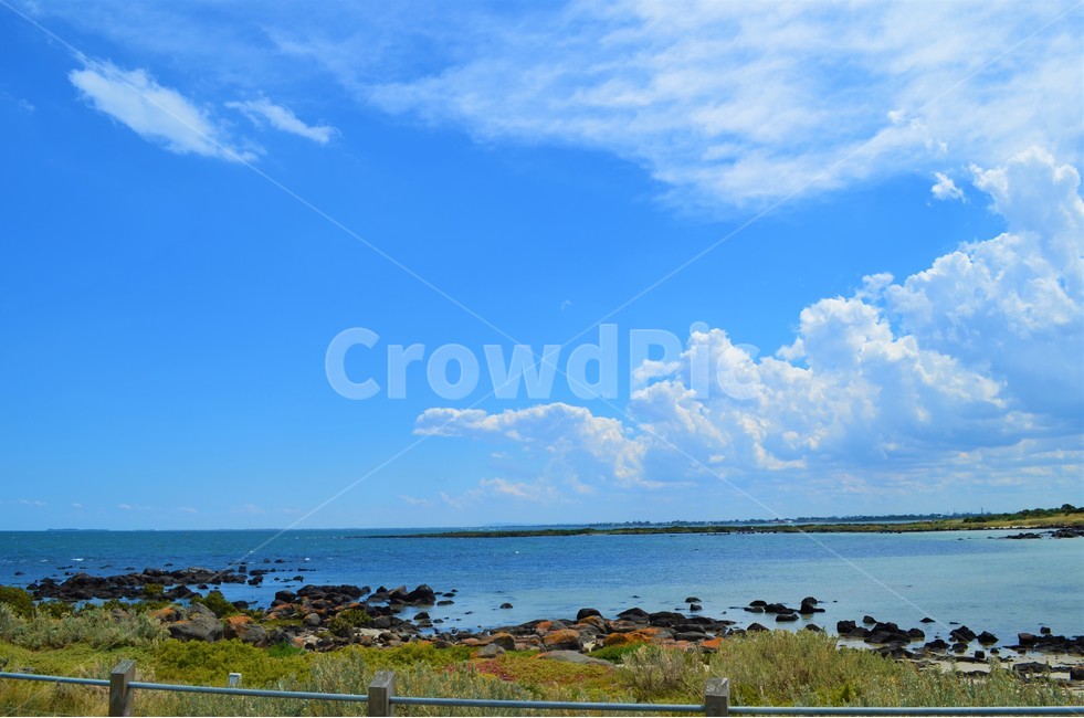 호주,멜버른,바다,풍경,자연,자연,풍경,nature,landscape,해변,바다,beach,sea,해외,외국,세계,foreign,oversea,world,세계자연풍경,해외자연풍경,외국자연풍경,world nature landscape,outdoors,옥외,azure sky,푸른 하늘,sky,하늘