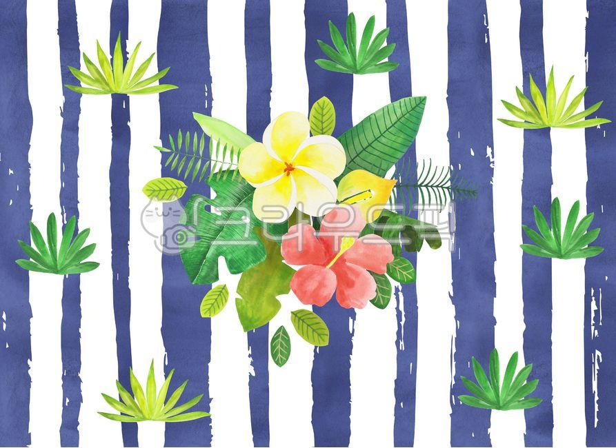 summer plants,summer,palm tree,hibiscus,drawing,stripe,season,exotic,plumeria,green,handwork,nature,leaf,flower,tropical,watercolor,monstera,painting,background,tropics,tropical tree,plant,illustration,tropical plants,Watercolor,poster,frame