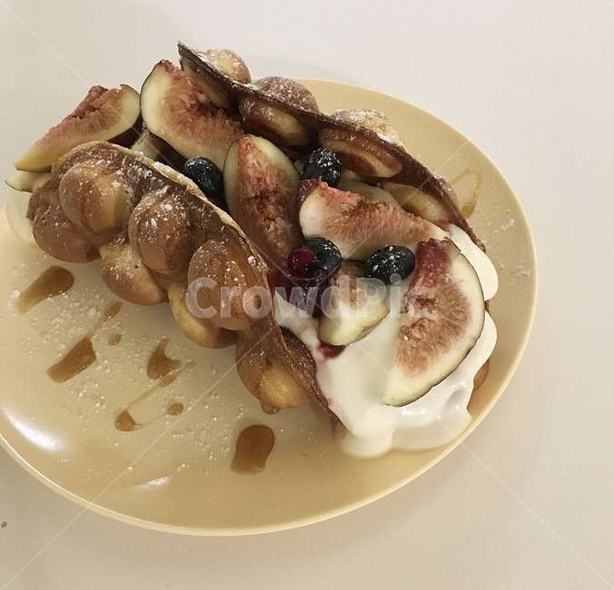 디저트,와플,카페,후식,달달한음식