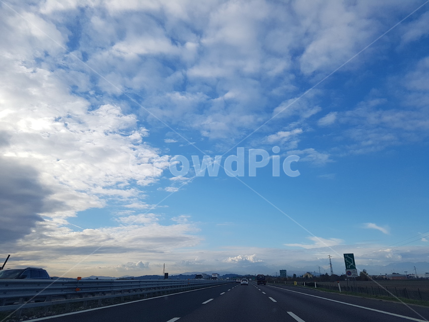도로,하늘,구름,드라이브,이태리,이탈리아,italy
