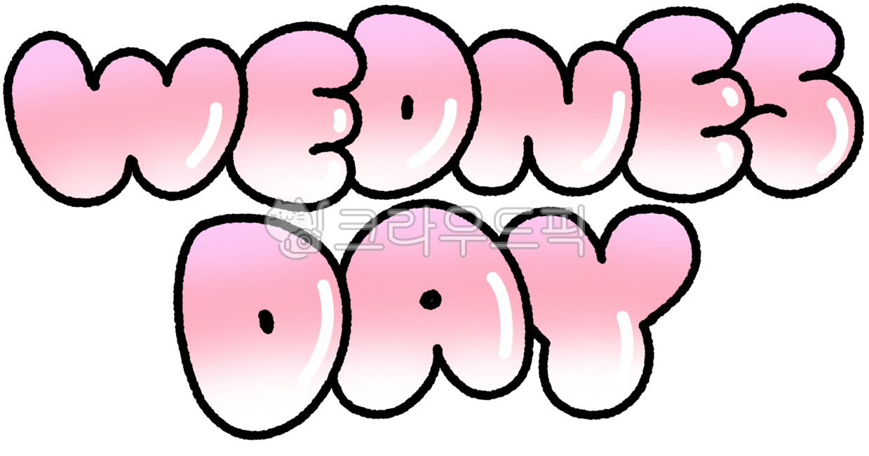 Wednesday,Wednesday,Illustration,Hand Drawing,Drawing,Cute,Sticker