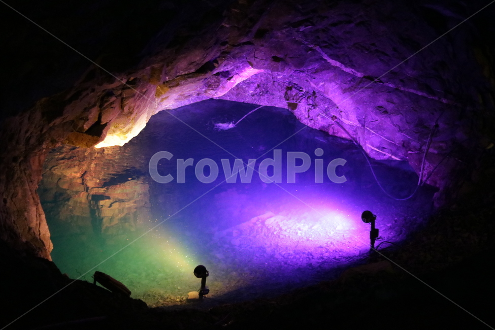 동굴,조명,물,풍경,웅덩이,자연,풍경,nature,landscape,cave
