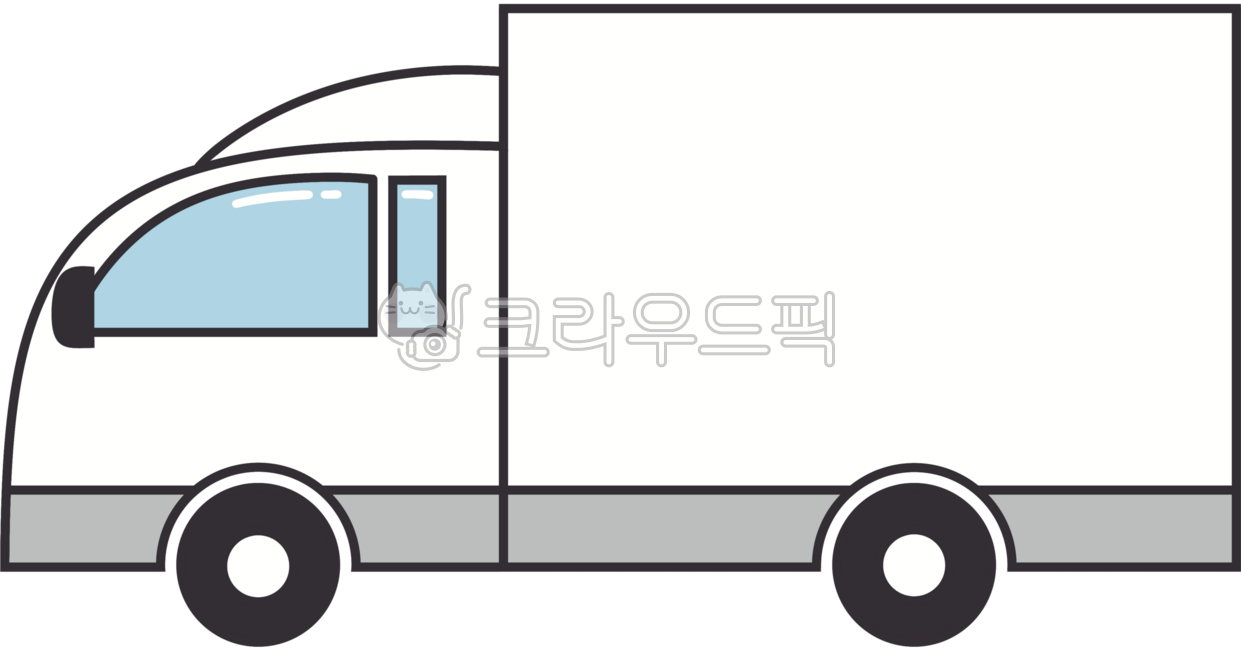디자인,일러스트,png,굿노트,스티커,굿노트스티커,ppt,자동차,탑차,화물차,택배,택배트럭,트럭,자동차일러스트