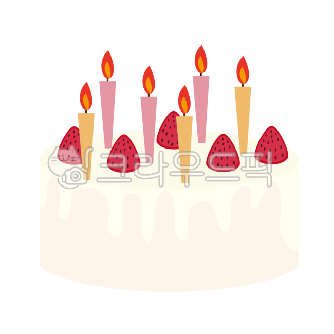 birthday,birthday decoration,embellishment,deco,adornment,birthday party,whipping cream,cake,decoration,strawberry,png,food,Strawberry flavor,Dakku,birthday cake,dessert,Jjalbul,candle,birthdaycake,whole cake,party