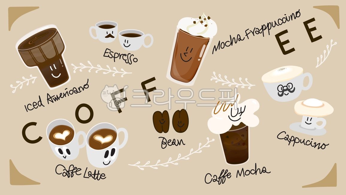 Ice americano,coffee picture,Coffee Shop,Callie,cappuccino,mocha,coffee character,coffee time,cute,frappuccino,summer,coffee design,latte,coffee beans,coffee cup,design,coffee menu,vector,A cup of coffee,Frappuccino,coffee graphics,Iced Cafe Mocha,cafe il