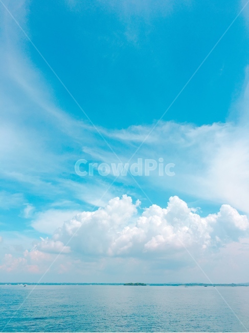 필리핀,맑은,하늘,구름,바다,자연,풍경,nature,landscape,azure sky,푸른 하늘,sky,outdoors,옥외