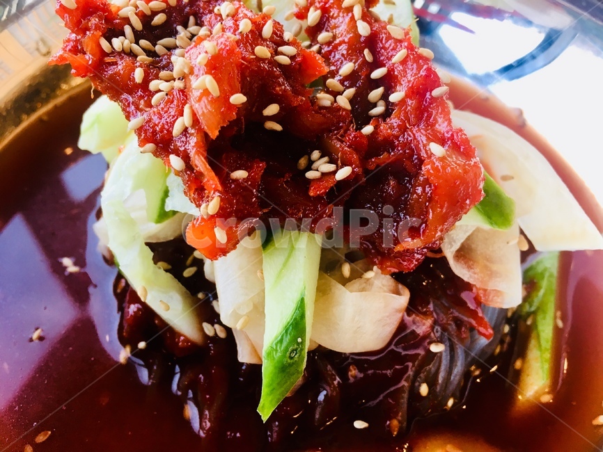 코다리냉면,냉면,음식,한식,비빔냉면,음식,식재료,요리,food,cook,meal,dishes,food reserves,면류,면요리,noodles,한식,한국음식,한국요리,korean food,korean dishes,korean meal,korean cook