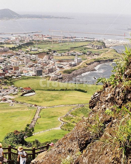 제주도,제주,성산일출봉,전경,정상,바다,필름,경치,nature,자연,풍경