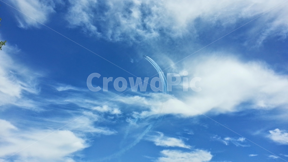 하늘,구름,비행기,제트운,cloud,sky,자연,풍경,nature,landscape,outdoors,옥외,azure sky,푸른 하늘