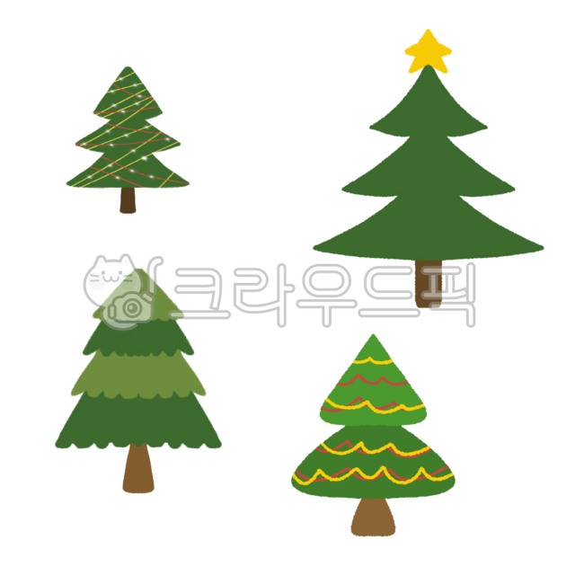다꾸,굿노트스티커,png,일러스트,스티커,12월,크리스마스,크리스마스트리,christmas,성탄절,클쓰마스
