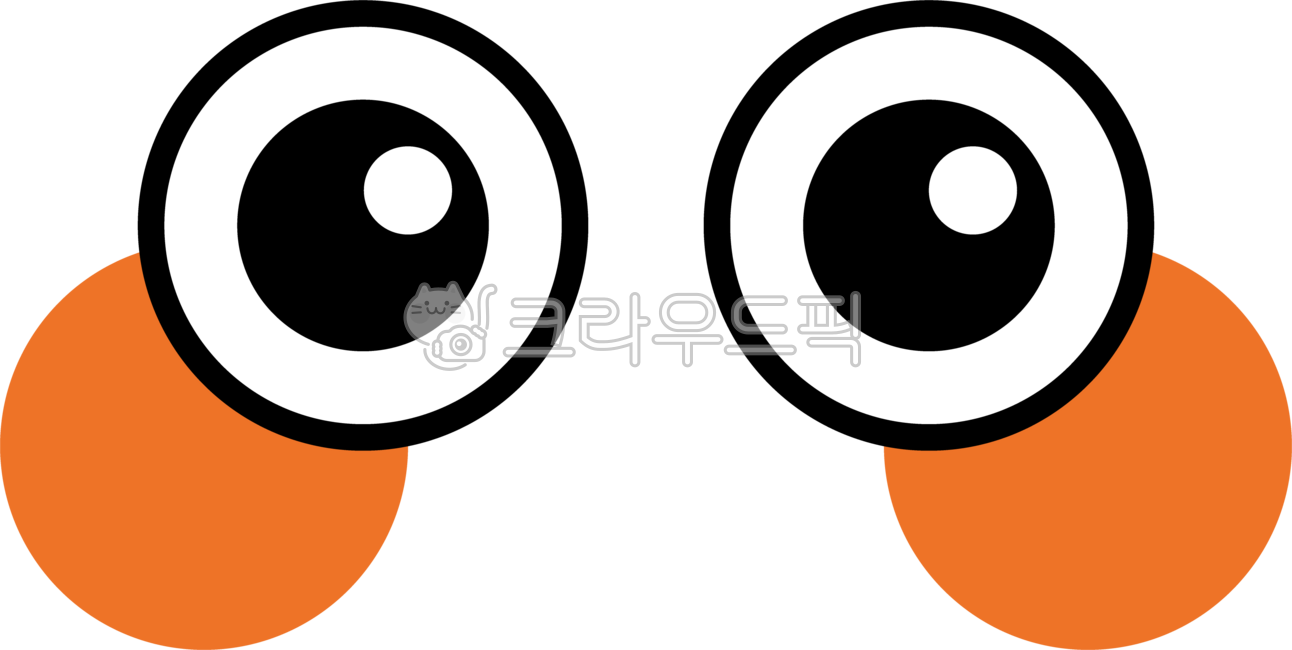 눈,볼터치,눈모양,신체,스티커,귀여운,눈망울,동그란,둥근