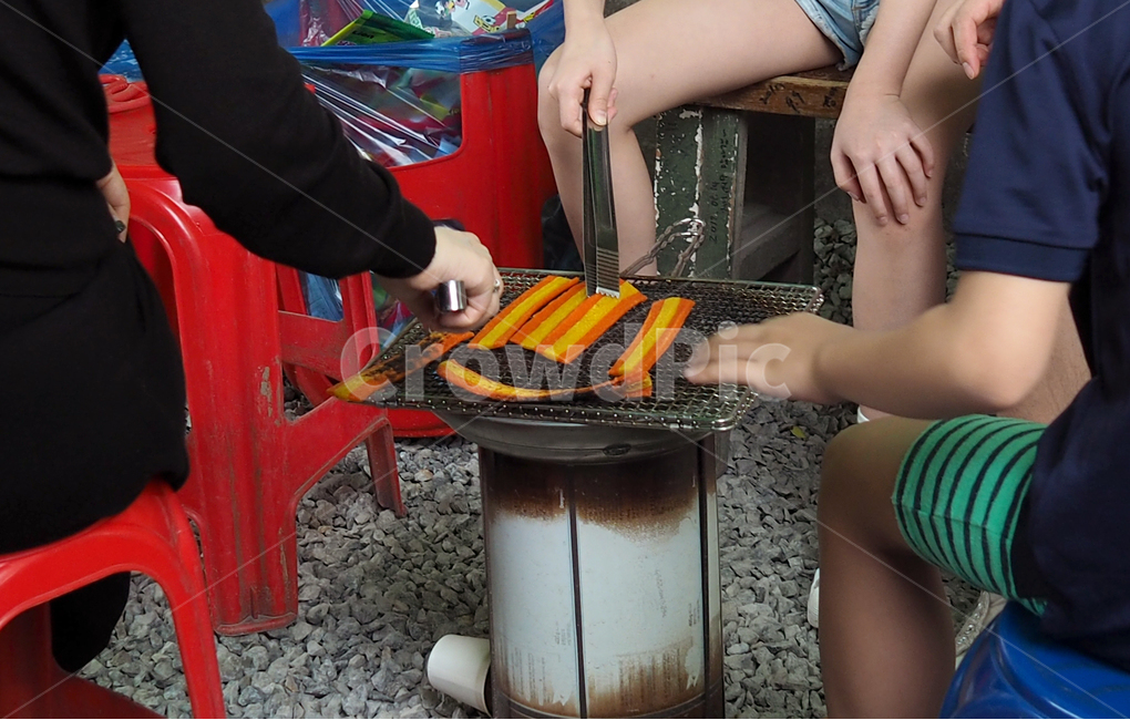 쫀디기,구이,간식,불량식품,화로,음식,디저트,간식,후식,dessert,snack