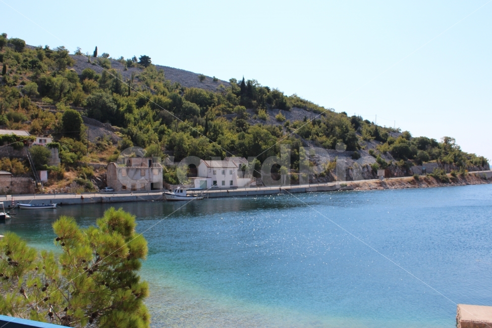 ocean,emerald color,sight,coastal road,Croatia