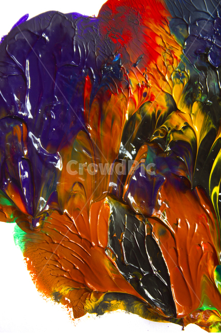 물감,종이,흰배경,페인팅,페인트,아트,예술,미술,그림,드로잉,붓터치,혼합,섞인,물감섞기,데칼코마니,물감찍기,노랑,옐로우,컬러풀,갈색,브라운,찍기,섞기,보라,퍼플