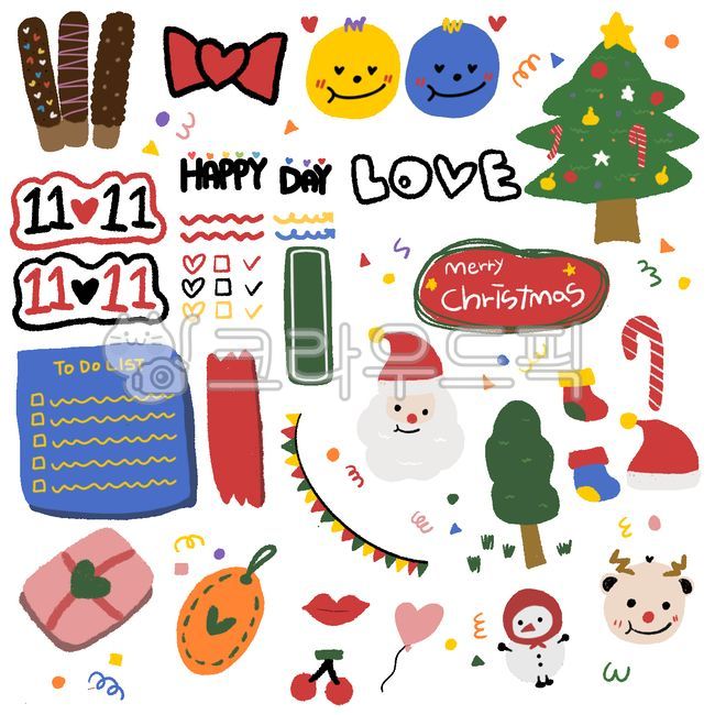 gift,Decorating a diary,pepero,diarydecoration,memo,santa,Santa,character,decoration,facial,expression,Rudolf,hand drawing,Anniversary,tree,handwriting,sticker,christmas,Dakku,rudolph,handpainting,anniversary