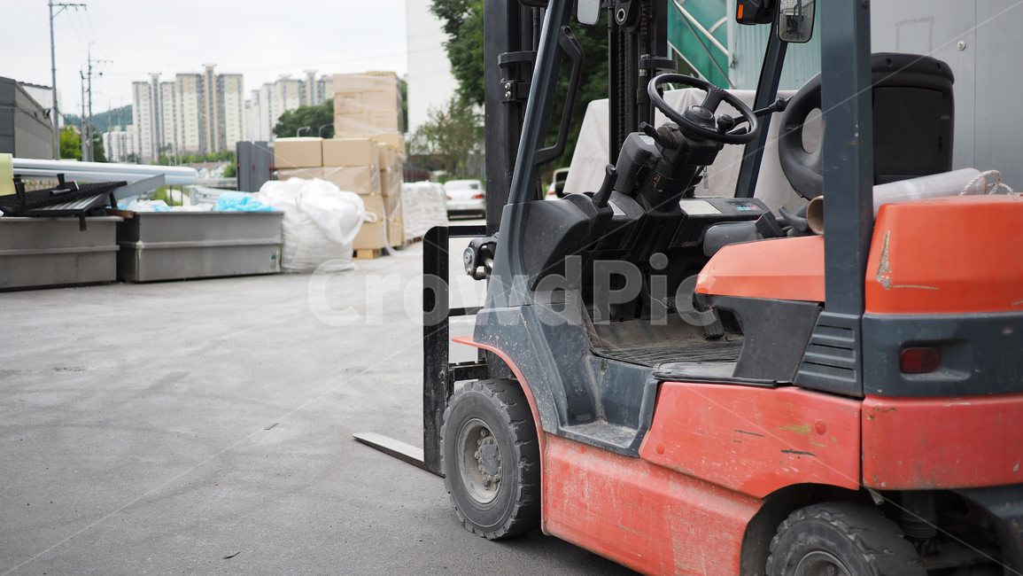 지게차,운전대,화물,forklift,특수차량