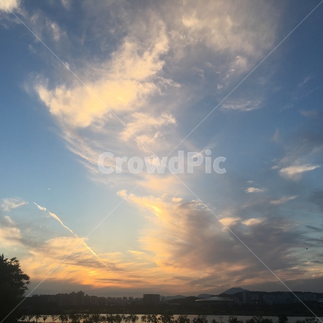 석양,노을,구름,하늘,낙동강,자연,풍경,nature,landscape,outdoors,옥외,sky