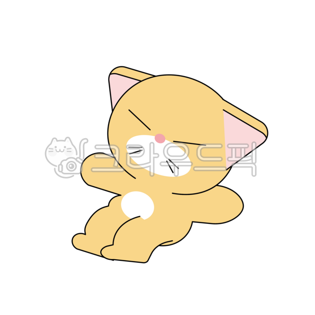 character,cat,cat character,animal,animal character,lying cat,lying