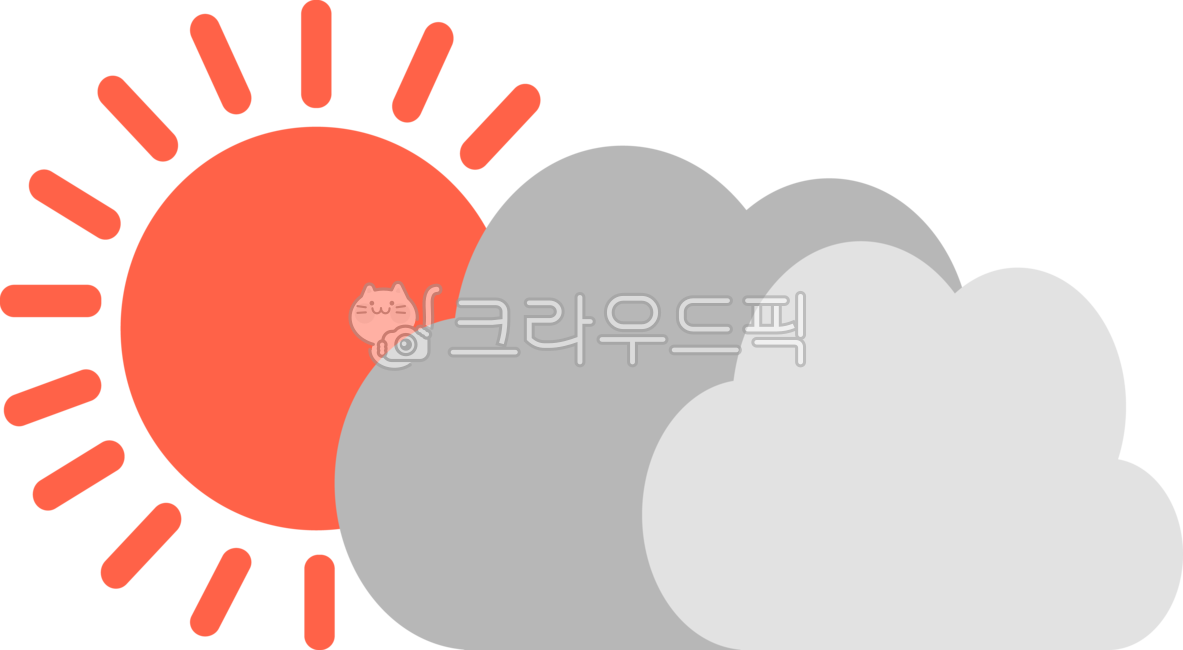 해구름, 해, 구름, sun, sunny, 사진,이미지,일러스트,캘리그라피 - 레몬쓰작가