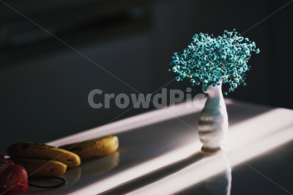 꽃병,안개꽃,식탁,그림자,햇빛,햇살,홈데코,꽃,flower,실내용화초,화분,화초,house plant,감성,sensible,feeling,인테리어,실내디자인,interior design