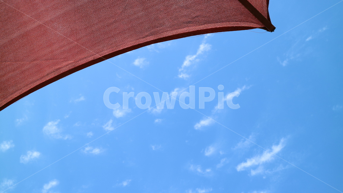 하늘,파랑,sky,경치,구름,파라솔,자연,자연,풍경,nature,landscape