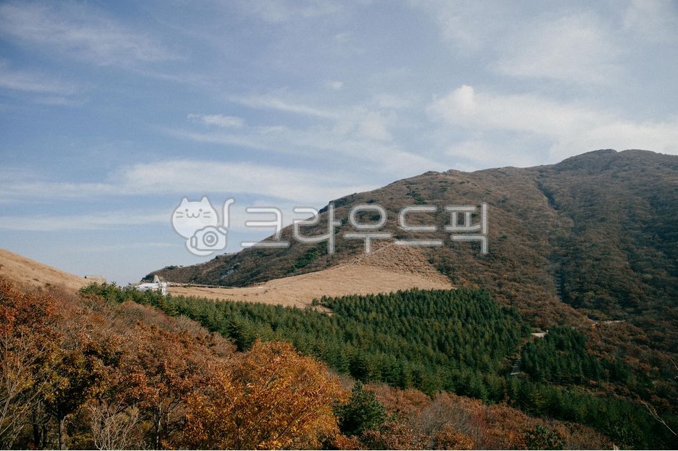 산, 언덕, 단풍, 자연, 가을, 사진,이미지,일러스트,캘리그라피 - 월애작가