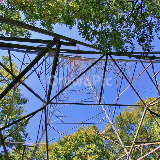 케이블,송전탑,electrictransmissiontower,under,풍경,송전탑아래
