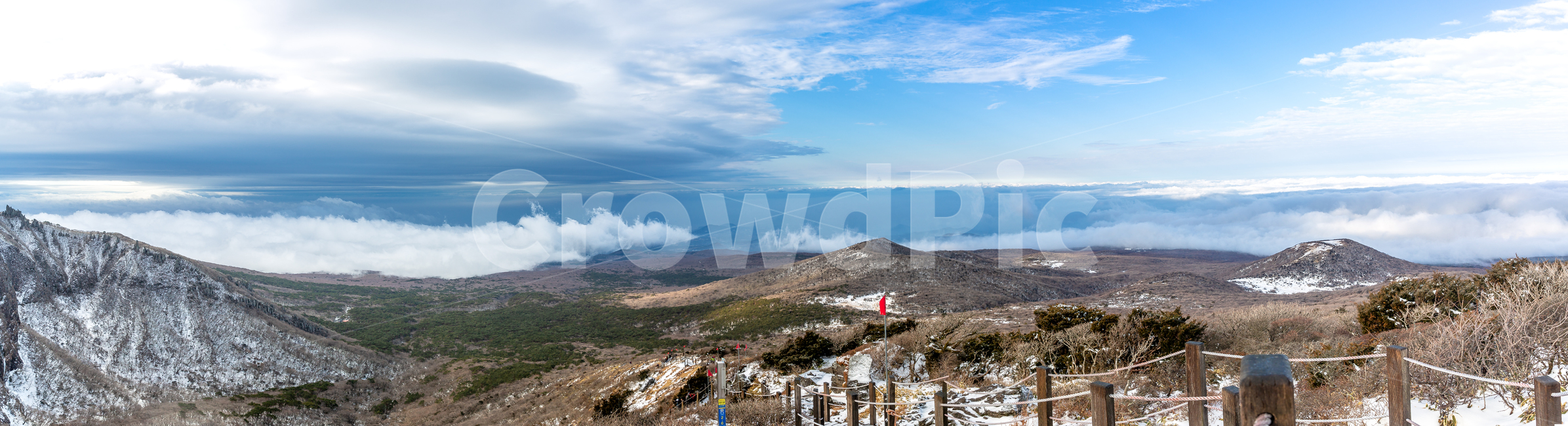 제주도,한라산,설산,영실코스,파노라마,구름,겨울,계절,winter,season,자연,풍경,nature,landscape,한국자연풍경,한국자연경관,korea nature landscape,outdoors,옥외,plateau,고원
